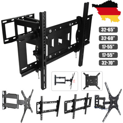 D-W TV Wandhalterung Schwenkbar & Neigbar - 65cm Ausziehbar, Bis 40kg & 55 Zoll