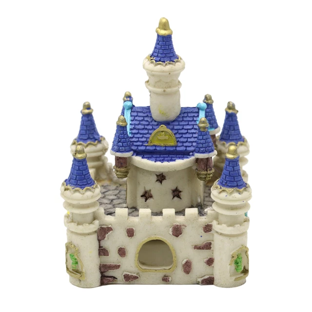 Fish Tank Landscape Realistic Decorating Fish Tank Simulation Castle Decoration