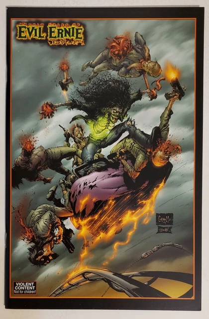 Untold Tales of Evil Ernie: Relentless #1 (2002 Chaos!) NM- Greg Capullo Variant