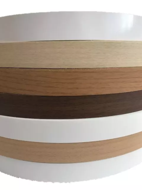 Melamine iron on pre glued edging Tape/Edge various colours