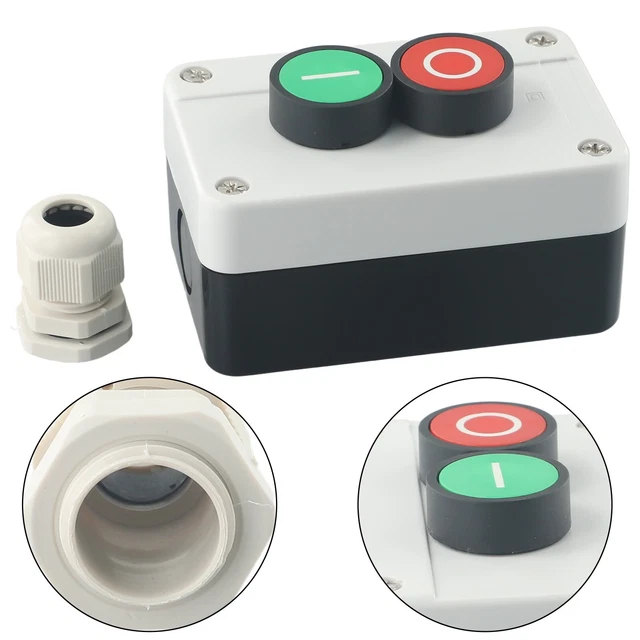 INSTANT RED PUSH Button Control Box for Motor Solenoid Valve IP55 Rated ...