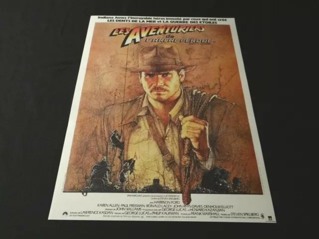 LES AVENTURIERS DE L'ARCHE PERDUE Indiana Jones  spielberg affiche cinema