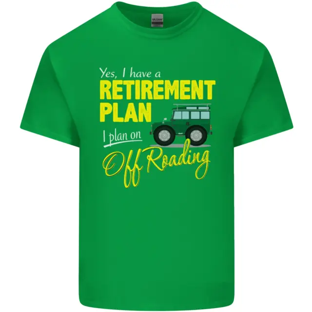 T-shirt da uomo in cotone divertente Retirement Plan Off Roading 4X4 Road 11