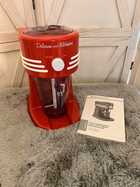 Nostalgia Electrics Coca Cola Frozen Beverage Station New