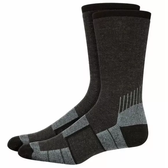 3 Pairs Of Signature Men's Merino Wool Blend Socks Large