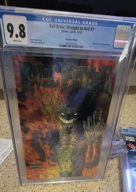Chaos! Comics Evil Ernie Straight To Hell #1 Chromium CGC 9.8 NM/M 1995