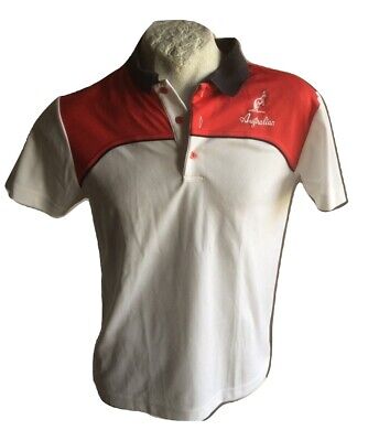 Australian Polo da uomo sportiva Australian Maglietta Tennis T-Shirt Cotone Manica Corta M 