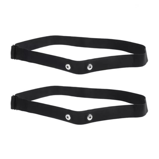 2Pcs Elastic Heart Rate Chest Strap Bands for Geonaute    Bryton4452