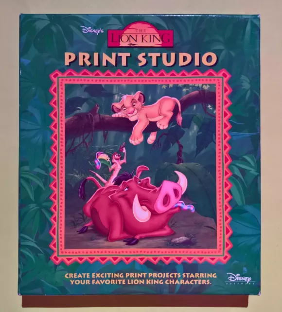 The Lion King Print Studio (3,5 Hd)