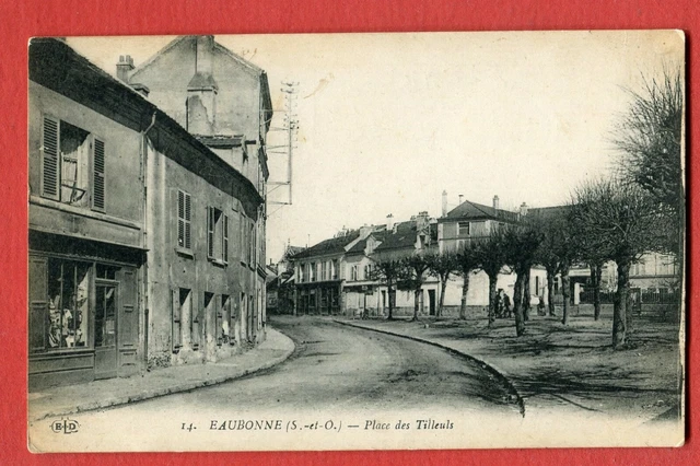 CPA 95 - EAUBONNE -- Place des Tilleuls
