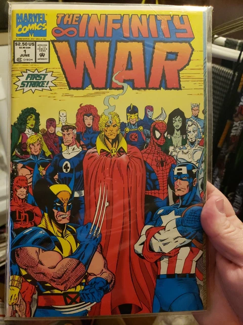 Comic Book Marvel Comics The Infinity War #1 First Strike