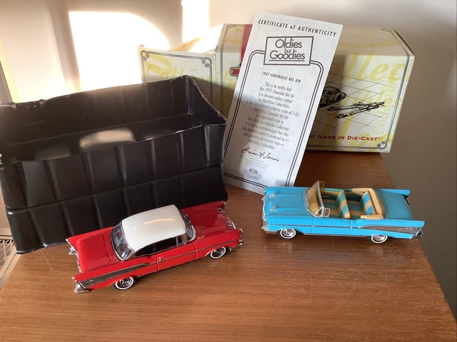 motormax 1/18 Chevrolet Bel Air noir 1957 (Neu und originalverpackt) in