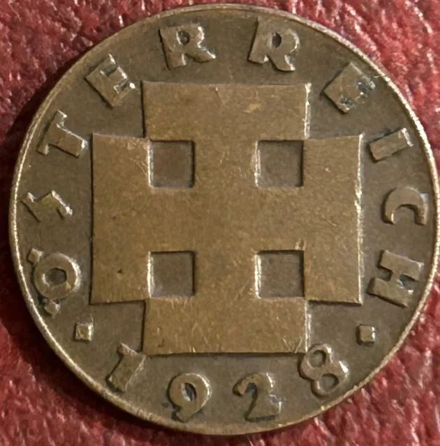 Austria - 2 Groschen Coin - 1928 (GY40)