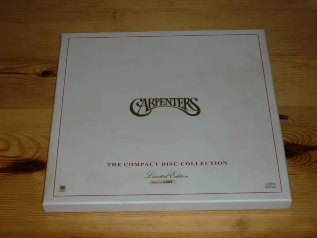 THE CARPENTERS THE COMPACT DISC COLLECTION 12 x CDs LIMITED EDITION BOX SET 1989