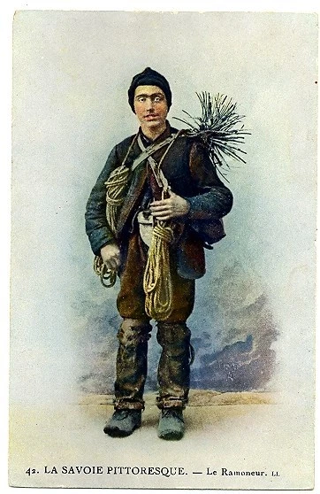 CPA  73 Savoie Folklore costume Le Ramoneur