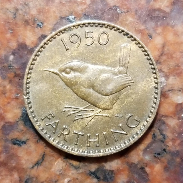 1950 Great Britain Farthing Coin - #B1941