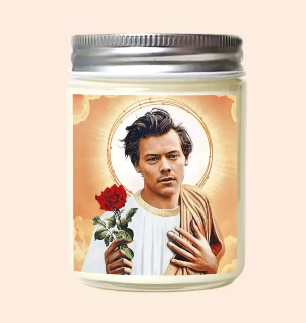 Harry Styles Candle | Celebrity Prayer Candle | 255 g/9oz ~60 hrs burn time