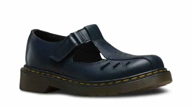 Dr martens childrens tully mary jane shoes black top