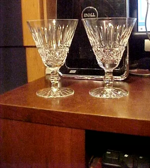 # 2 / Pair Of 2 Waterford Ireland Crystal 7" TRAMORE / MAEVE Water Goblet Set # 2 / Pair Of 2 Waterford Ireland Crystal 7" TRAMORE / MAEVE Water Goblet Set
