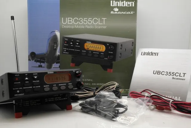 Scanner Uniden UBC-355CLT SCANNER DA BASE 25-87/108-174/406-512/806-960 MHZ