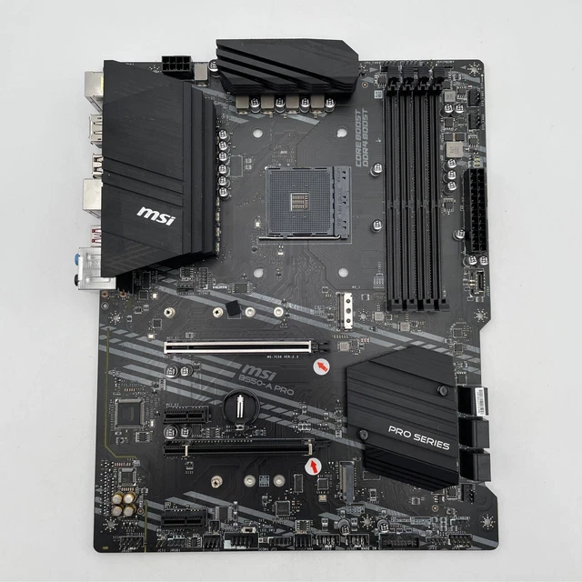 MSI B550A PRO ProSeries Motherboard (AMD AM4, DDR4) FOR PARTS 11.95