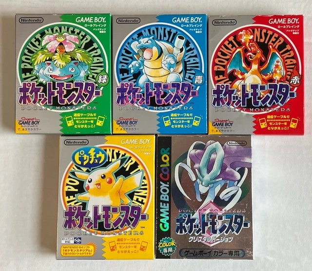 VGA 90 Mint Pokemon Crystal GBC Gameboy Color Giapponese 2000 Sigillato VGA 90 Mint Pokemon Crystal GBC Gameboy Color Giapponese 2000 Sigillato
