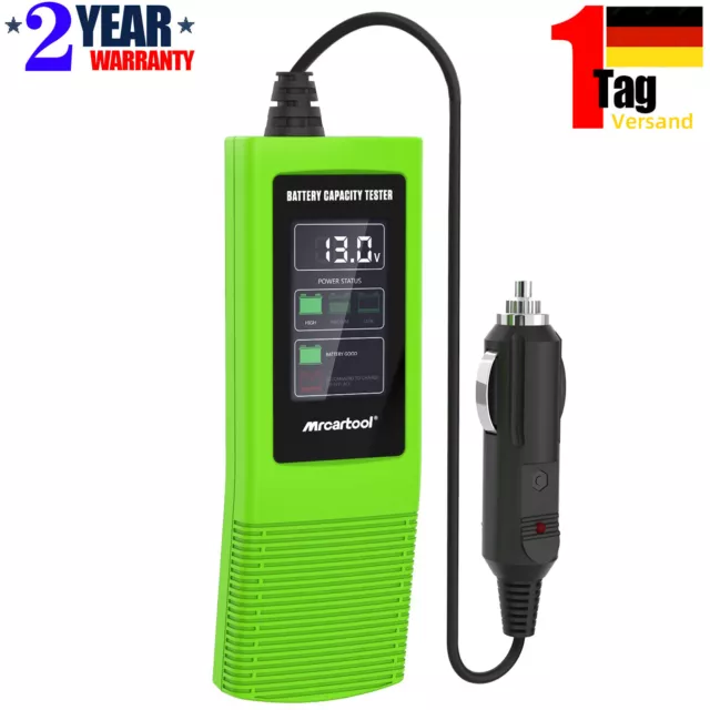 LCD 12V/24V Car Lead-acid Battery Monitor Battery Capacity Tester Power Detector