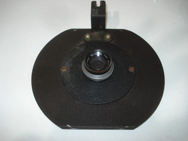 Omega Lens Mount for D2 DII Enlargers w Wollensak  Velostigmat F 4.5-3 1/2" lens