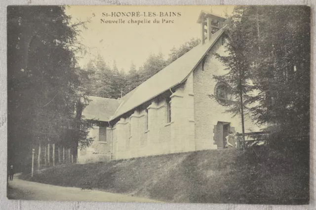 CPA"" ST HONORE LES BAINS - New Chapel of the Park