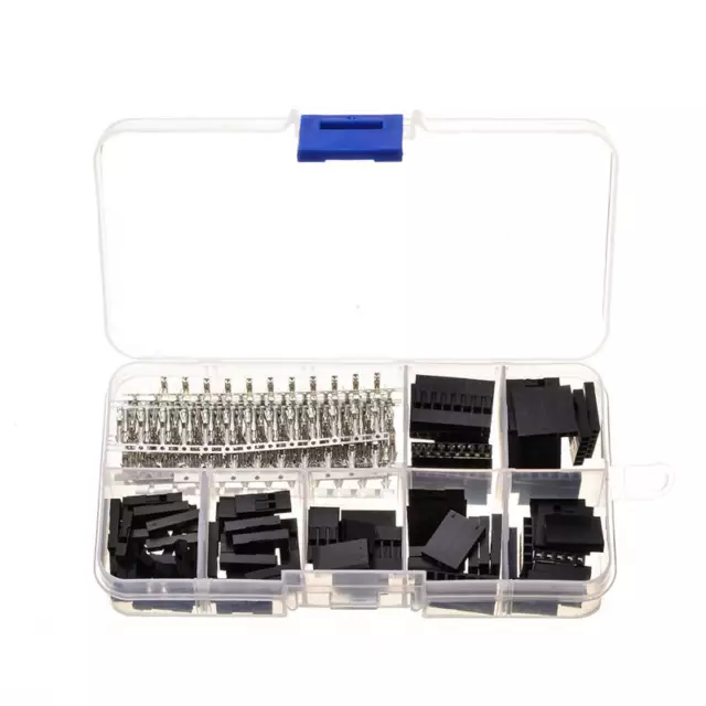 310pcs Male Female Dupont Wire Jumper Crimp Pin Connector Housing Assortment Kit 3