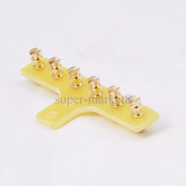 3pcs Turret Terminal Tag Strip 6Lug Board DIY Audio Guitar Tube Amplifier Parts