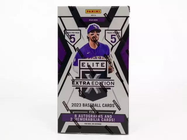 ⚾ 2023 Panini Elite Extra Edition Baseball *Factory Sealed* Hobby Box⚾ Free ship