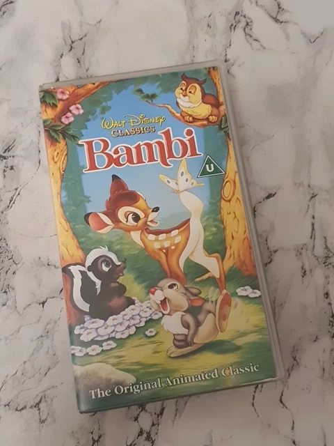 bambi-vhs-sur-1994-disney-classics-vhs-video-tape-eur-3-46-picclick-fr
