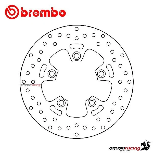 Disque De Frein Arrière Brembo Serie Oro Pour Suzuki Burgman 400 (2006-2009) - Neuf Avec Garantie 2 Ans