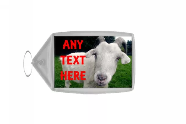 Goat Personalised Keyring