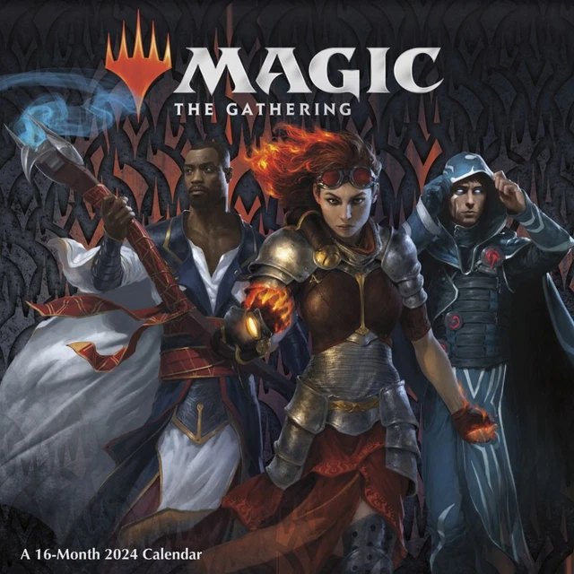TRENDS INTERNATIONAL, Magic the Gathering 2024 Wall Calendar 17.99