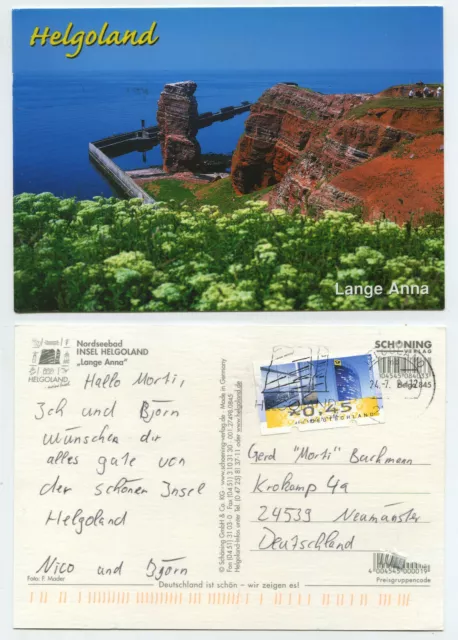 61404 - Helgoland - Long Anna - postcard, run