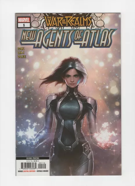 War Of The Realms New Agents Of Atlas #1 Jee-Hyung Lee 2nd Print Marvel 2019