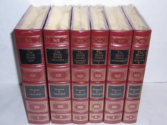 Easton Press THE WORLD CRISIS: The First World War 6 vols by Winston S Churchill