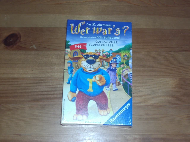 ravensburger spiele Das 2.Abenteuer Wer Wars ? neu ovp. verschweisst 6-99 Jahre
