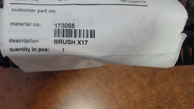 Minuteman Genuine Parts Part# 173055 Brush x17 17 1/2" long