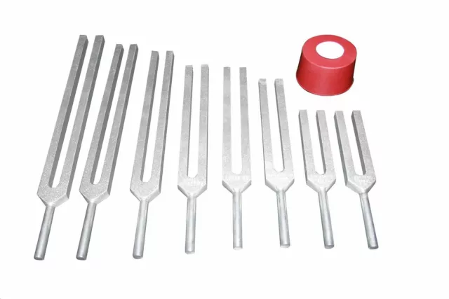 Radical Harmonic Solar Spectrum Set of 8 Healing Tuning forks with activator ...