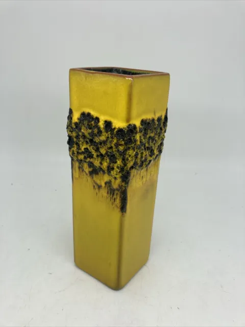 18524/ Otto Keramik Vase Fat Lava gelb Höhe ca. 21 cm