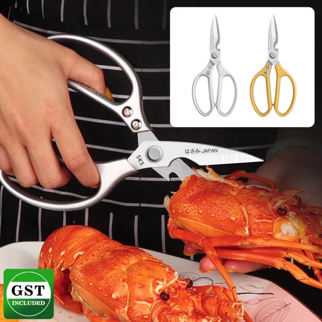 Kitchen Scissors Shears Heavy Duty Stainless Steel Fish Chicken Bone Beer Opener