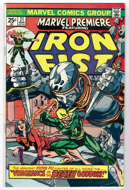 Marvel Premiere #21 Featuring Iron Fist (1975)- 1St Appearance Misty Knight F/Vf