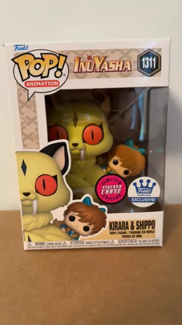 Funko Pop! Inuyasha Kirara & Shippo Flocked CHASE Funko Shop EXCLUSIVE #1311