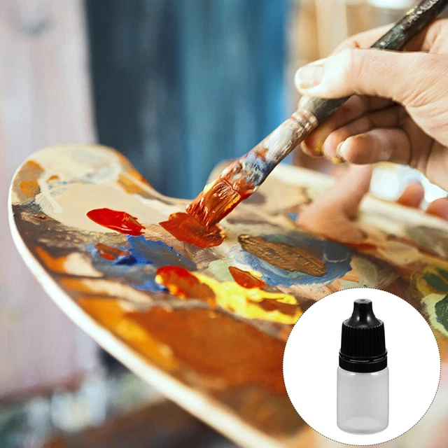 50 pz contagocce bottiglia liquido inchiostro pigmento vuoto bottiglie occhi piccoli spremitura da viaggio