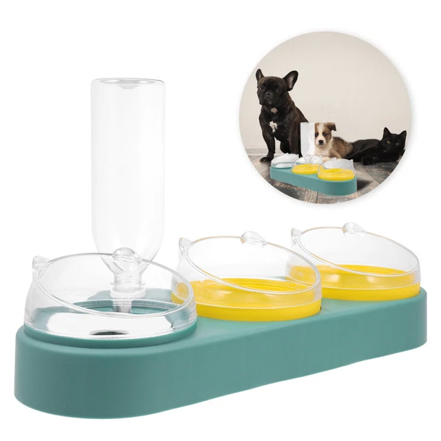 Bequemer Katzen-Feeder Triple-Bowl Design PET-Feeder Automatische
