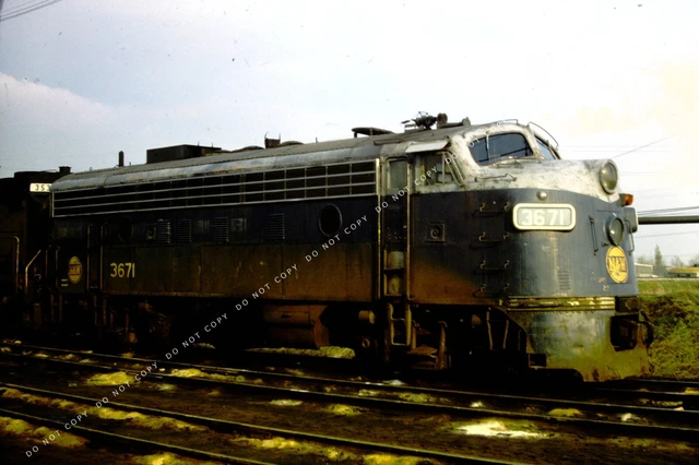 NW 3671 ORIGINAL SLIDE - Norfolk & Western Railway '77