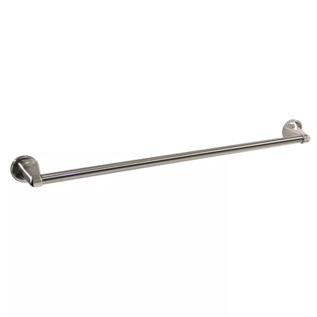 Brushed Nickel 24" Towel Bar Wall Mounted Towel Rack Variety Style Available